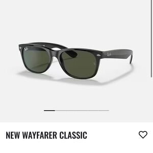 RayBan Black  New Wayfarer Sunglasses